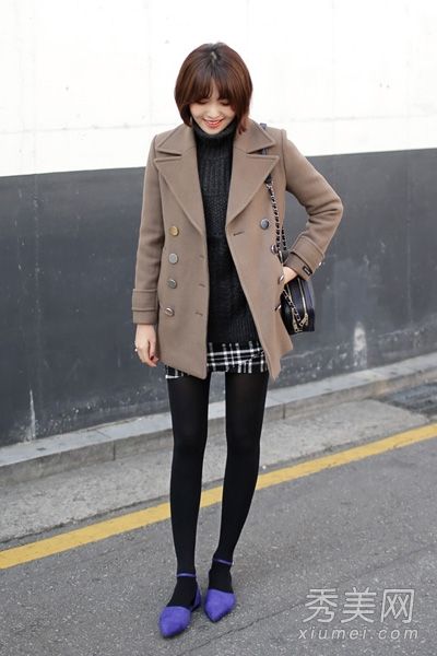 八件冬季外套打造出简单而干练的通勤套装