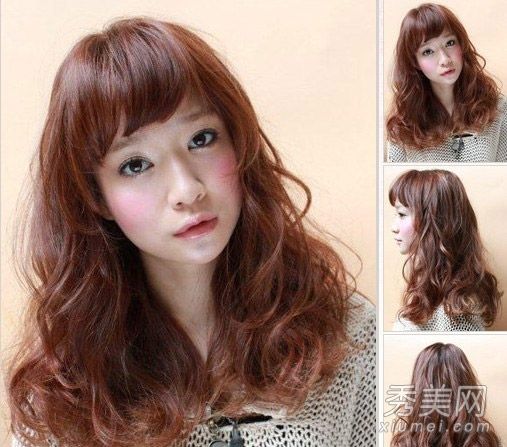 最新的女孩烫发设计展示了卷发的最佳效果。