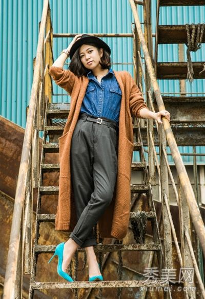 9种穿着方法的长毛衣外套，让它高挑苗条