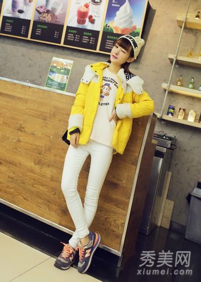 棉衣:韩范冬季棉袄的最佳搭配