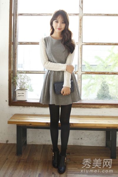 秋冬季服装很实用，对漂亮的女士很有好处。