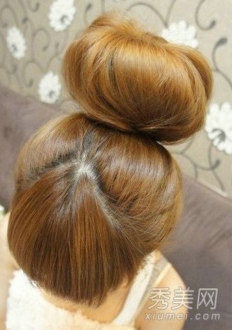 韩式蓬松花芽打结教程甜美花芽快速成型方法
