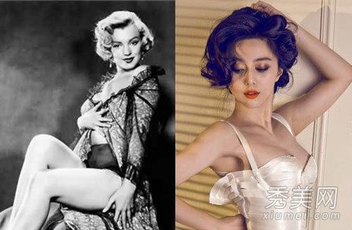 许多明星模仿美国复古发型,范冰冰成为模仿女王