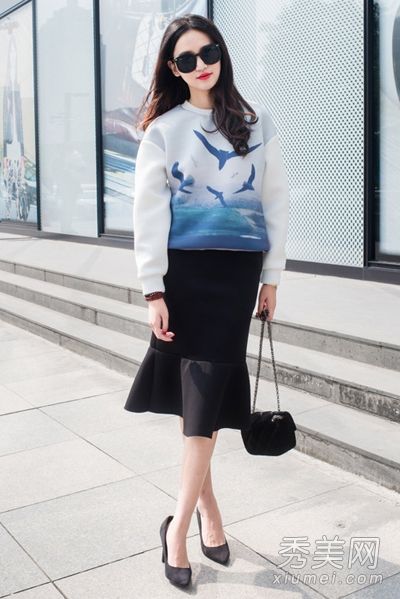 连衣裙搭配半身裙复古风格休闲风格