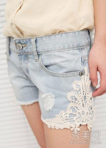 百搭圣牛仔短裤懒人夏季必备