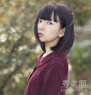9头清爽的日本短发轻松处理胖圆脸