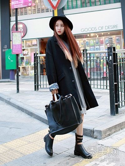 长外套如何显示高度?九体八种匹配磨损