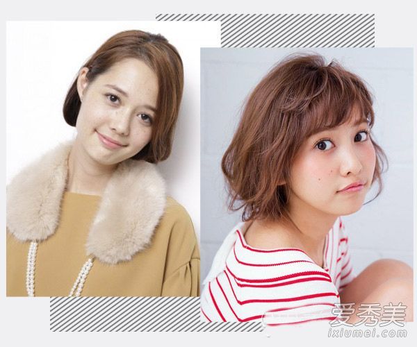 长发姐姐注意到她像这样扎完头发后马上就觉得头发短了。