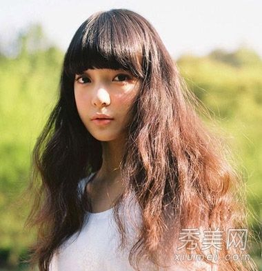胖圆脸不用担心9齐刘海可爱和修剪