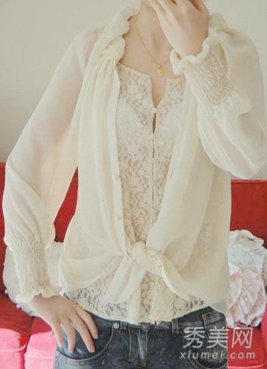 蕾丝物品随着街上流行元素的变化而变化