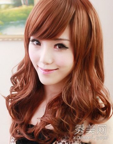 韩版时尚卷发2014年大脸型妹妹脸型年龄减少必备