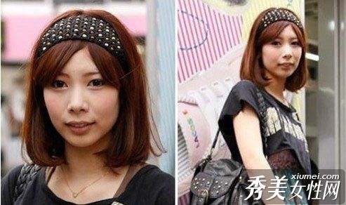 街头摄影中,日本人的发型突然出现在日本街头。