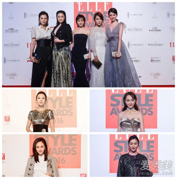 2016年ELLE时尚典礼庆祝庆典和欢乐颂;五美合一的章子怡
