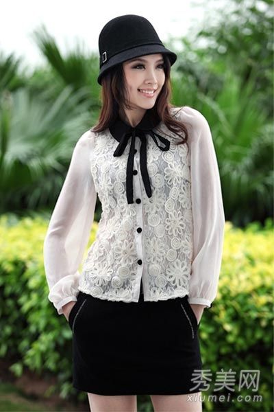 2012年秋季女装流行趋势豹纹花边热销