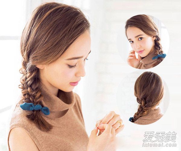 这是在冬季合适的编织教程中应该如何编织长发。