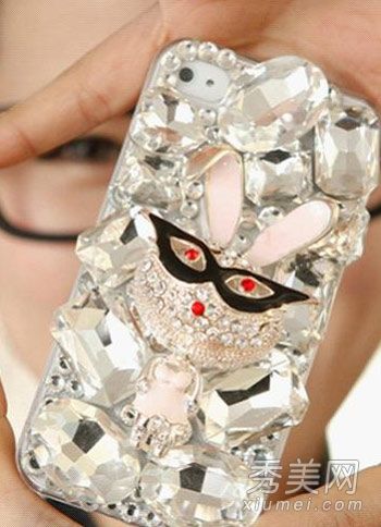 卖可爱配件的小钱女人的新鲜手机套