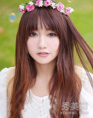 女士要求圆脸女孩有9种韩式卷发