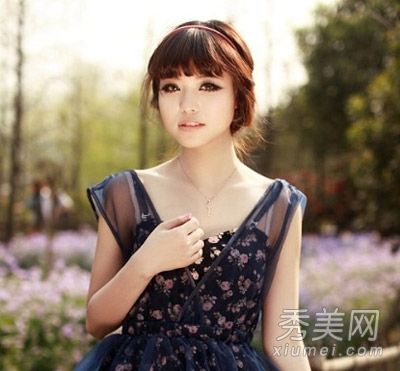 圆脸领带看起来像什么样的头发?时尚的扎头发来修剪和塑造小脸