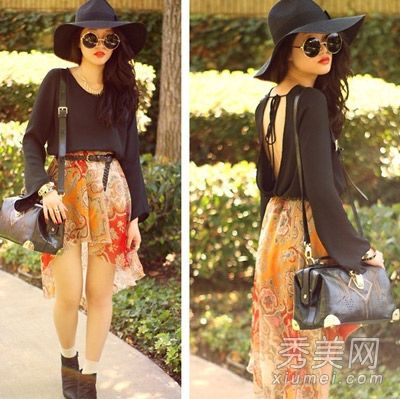 新款秋装搭配图时尚人们喜欢在不同季节搭配搭配