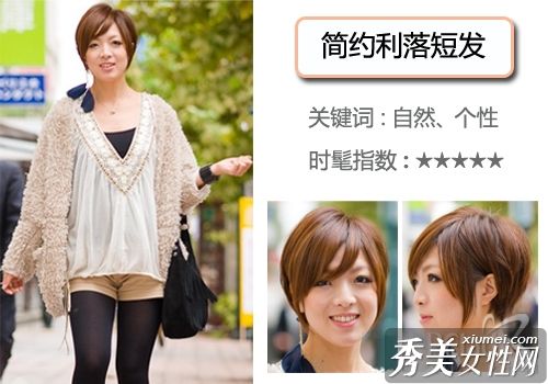 最新街头照片:短发受欢迎