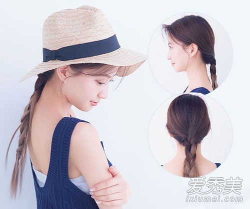 黑色长直发3发领结教程恢复直发魅力