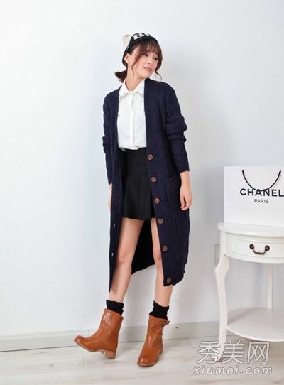 外套+打底衫+短裤或短裙秋季最佳搭配