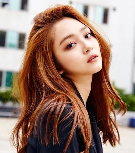 温暖的棕色头发图片女孩的温暖的棕色头发褪色是什么颜色
