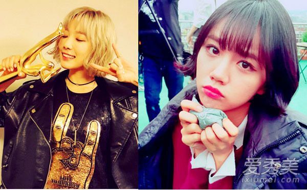 学习4种美容技巧,圆脸也可以控制短发。