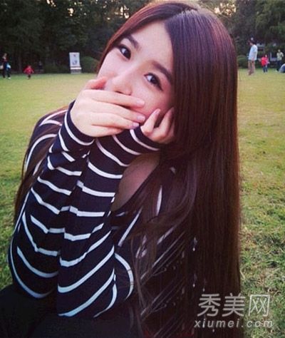 圆脸适合气质直发图片胖女孩时尚漂亮