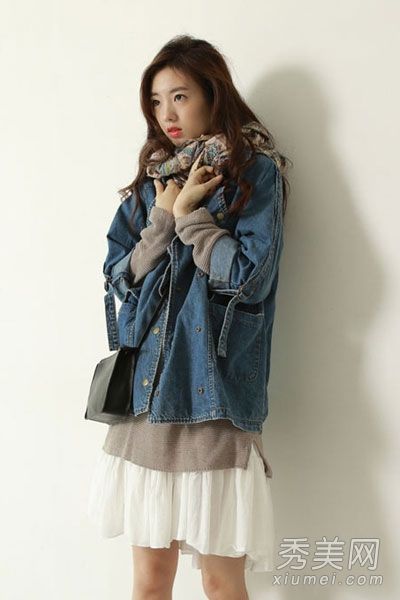 牛仔外套美丽的图片展示你穿的时尚风格