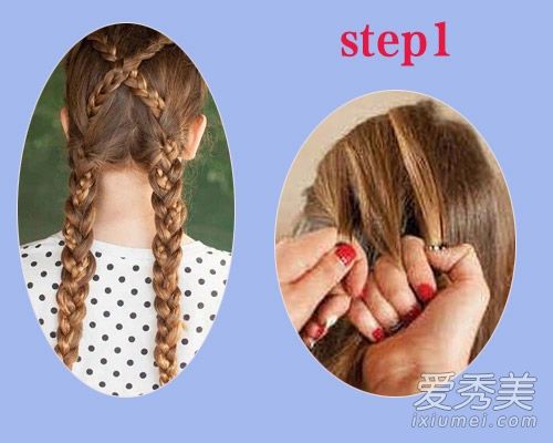 辫子,你真的会编吗?DIY个性十字发