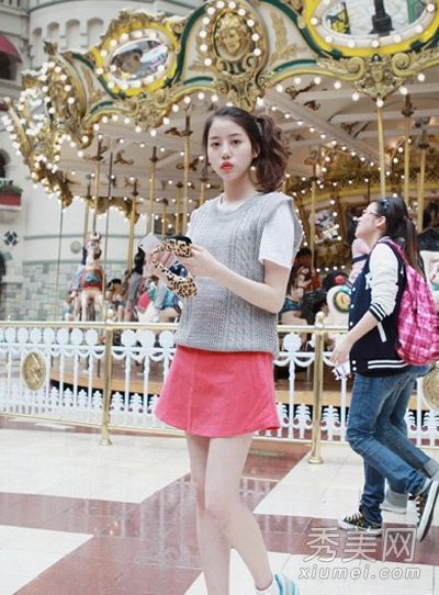 韩式秋装简单、小巧、清新,最悦目
