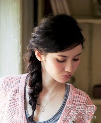 DIY春日清新范梳辫子戴头发