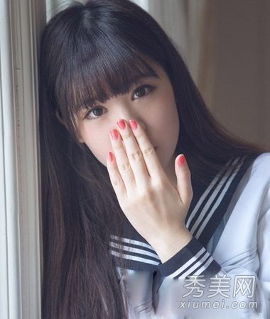 2014圆脸适合什么发型简单整齐刘海露出小脸