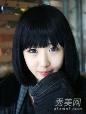 你如何让刘海看起来好看?刘海很薄,脸很嫩