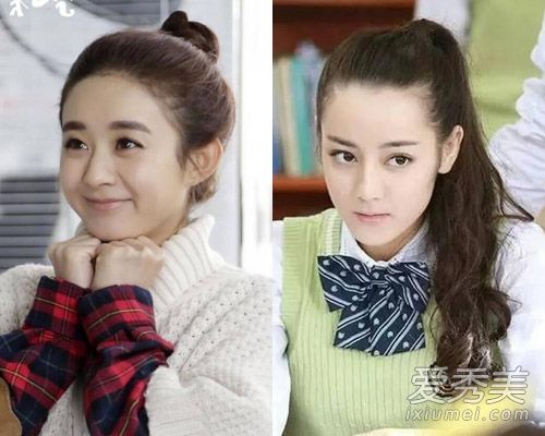 秋冬刘海绑2露额头绑头发教程