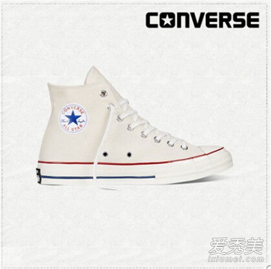 匡威70年代白色高波段图片