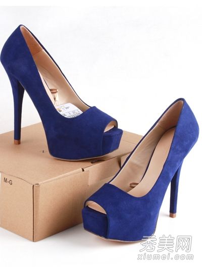 秋季新款鞋时尚鱼嘴鞋