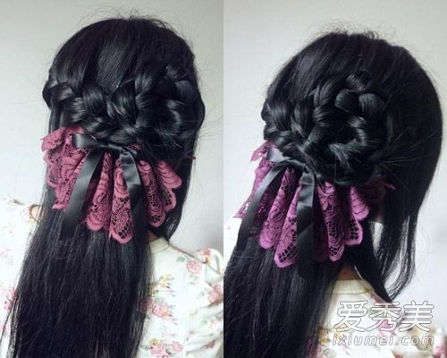 长直发束扎教程2国庆半束扎束扎束扎束扎之旅