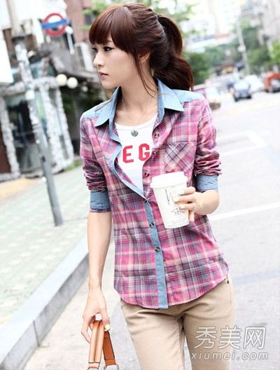 秋天的着装和搭配非常简单时尚。