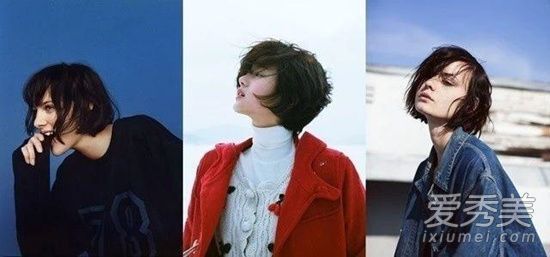 一张大脸怎么样?略微凌乱的短发创造出完美的“侧脸”