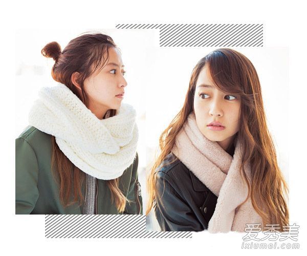 你想戴哪种发型的围巾?9种搭配风格时尚而不臃肿