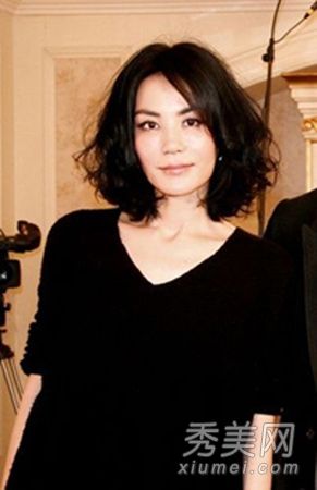 周迅、王菲展示时尚波波短发造型