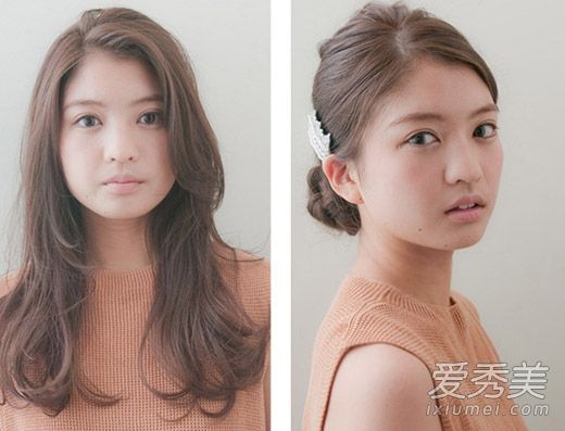 除了清新的瘦脸,韩式低髻发型教程