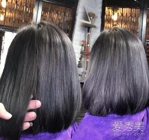 铅笔灰看起来是白色的吗?铅笔灰的头发看起来明显吗