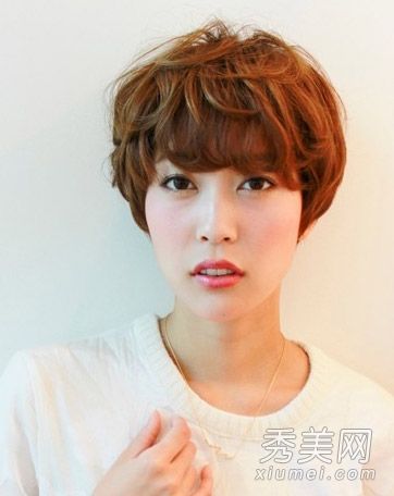 短发染成什么颜色好气质mm最喜欢迷人的棕色