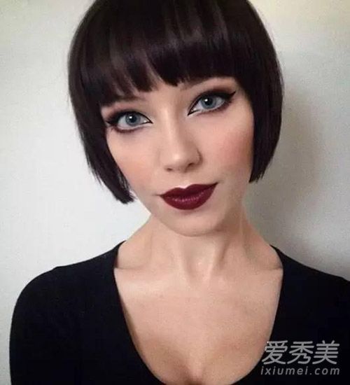 如何剪短头发的蘑菇头?四个刘海最相配