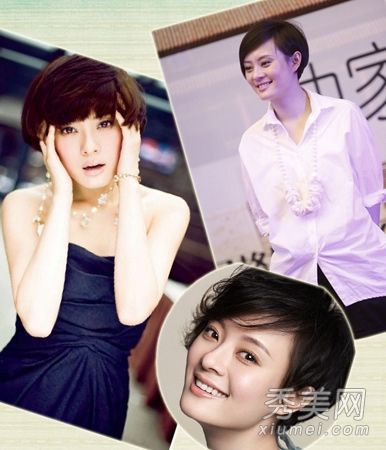 娱乐圈里真正的短发美女是谁?