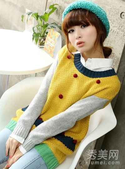 时尚百搭毛衣编织青春活力