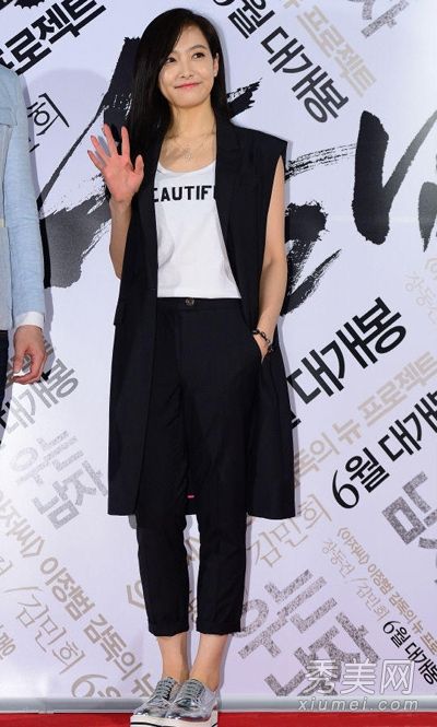 宋茜教你韩式秋装搭配女神